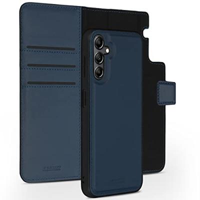 Accezz Bookcase,2 in 1 Case compatibel met Samsung Galaxy A14 (4G), Samsung Galaxy A14 (5G) - Donkerblauw