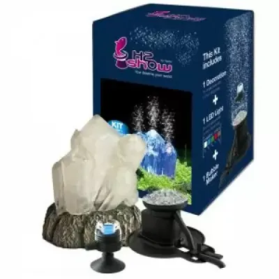Hydor H2Show Earth Wonders Crystal Kit Blauw LED Hydor H2Show Earth Wonders Crystal Kit Blauw LED
