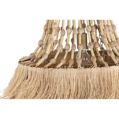 Plafondlamp Home ESPRIT Natuurlijk Jute Metaal 50 W 50,5 x 50,5 x 148 cm Plafondlamp Home ESPRIT Natuurlijk Jute Metaal 50 W 50,5 x 50,5 x 148 cm