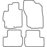 Automatten passend voor Mitsubishi Lancer vanaf 2008 TMMT523 - thumbnail