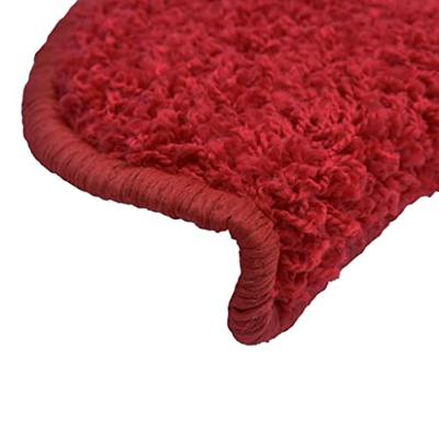 Trapmatten 15 st 65x21x4 cm Rood Halfrond Groot