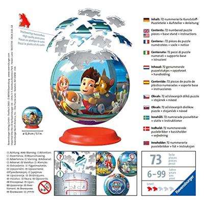 Ravensburger - paw patrol puzzelbal 72st.