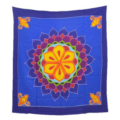 Mandala Wandkleed Vierkant Mandala Blauw (110 x 100 cm) Mandala Wandkleed Vierkant Mandala Blauw (110 x 100 cm)