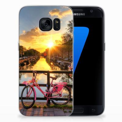 Samsung Galaxy S7 | Silliconen Back Cover | Amsterdamse Grachten