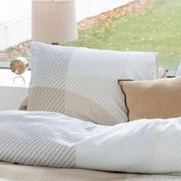 Damai dekbedovertrekset satijn 240 x 200/220 cm moore butter cream - thumbnail