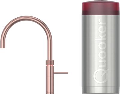 Quooker Fusion Round met COMBI+ boiler 3-in-1 kraan rosé koper