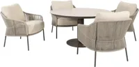 4 Seasons Outdoor low diningset florence terre - thumbnail