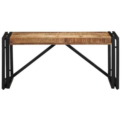 Salontafel 80x40x35 cm massief ruw mangohout Salontafel 80x40x35 cm massief ruw mangohout