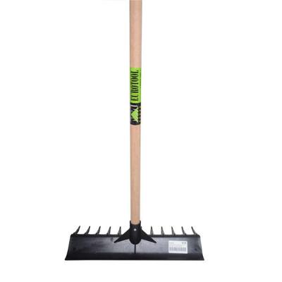 MM Eurotool Boxenkrabber hark zwart 40cm compleet met steel 160cm