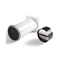 Novy 906420 mechanische buitenmuurrooster voor rond kanaal (Ø150 mm) - thumbnail