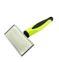 Nobleza Slickerborstel voor hond en kat - Rechthoek - Maat M - 9 cm - thumbnail