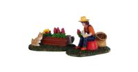 Garden grooming set of 2 kerstfiguur LEMAX - Lemax - thumbnail