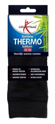 Lucovitaal Bamboe Thermosokken 43-46 Lucovitaal Bamboe Thermosokken 43-46