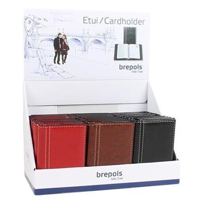 Creditkaart etui Palermo 40stuks bruin