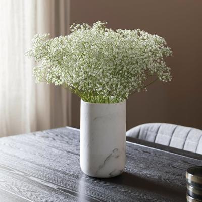 Zuiver Vaas 'Fajen' Marmer, 25cm hoog, kleur Wit Zuiver Vaas 'Fajen' Marmer, 25cm hoog, kleur Wit