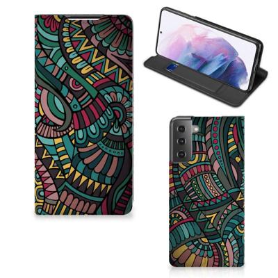 Samsung Galaxy S21 Plus | Hoesje met Magneet | Aztec