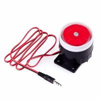Mini bedraad alarm PSTN/GSM draadloze thuis alarm beveiligingssysteem 120 decibel hoorn alarm accessoires - thumbnail