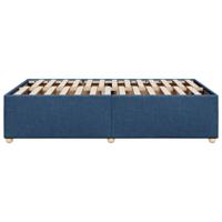 Bedframe zonder matras 120x200 cm stof blauw - thumbnail