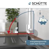 Keukenmengkraan Schutte Cornwall Hoge Uitloop met Zijdelingse Greep Chroom Schütte - thumbnail