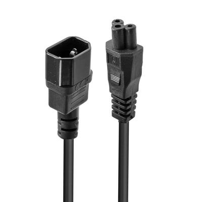Lindy 30342 electriciteitssnoer Zwart 3 m C14 stekker C5 stekker