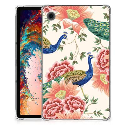 Back Case voor Samsung Galaxy Tab A9 Pink Peacock Back Case voor Samsung Galaxy Tab A9 Pink Peacock