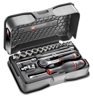 Facom doppendoos 1/4' 6-k mm r.161b 19 stuks - R.161-3P6 - thumbnail