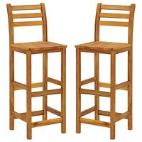 3-delige Tuinbarset massief acaciahout - thumbnail