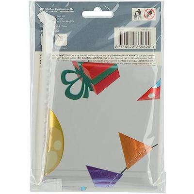 Folat BV Staande folieballon joyful party cijfer 2 -72cm