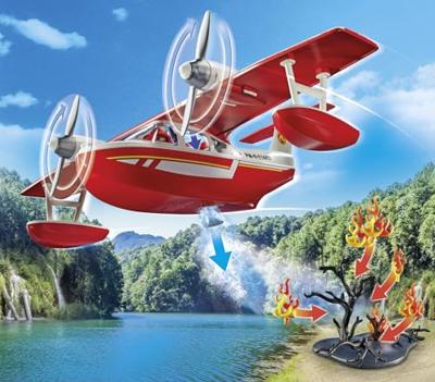 Playmobil 71463 Action Heroes Brandweervliegtuig - thumbnail