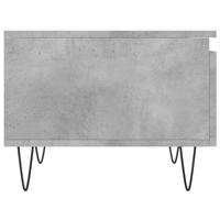 Salontafels 2 st 50x46x35 cm bewerkt hout betongrijs - thumbnail