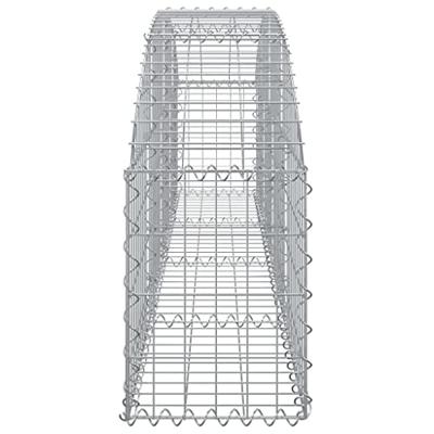Schanskorf gewelfd 200x30x40/60 cm gegalvaniseerd ijzer Schanskorf gewelfd 200x30x40/60 cm gegalvaniseerd ijzer