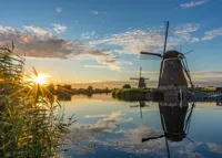 Alexsar Art Tuinschilderij molendijk 70x50cm - thumbnail