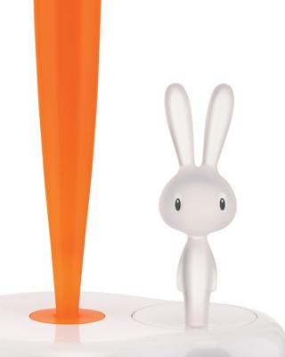 Alessi Bunny & Carrot Keukerolhouder ASG42/H W