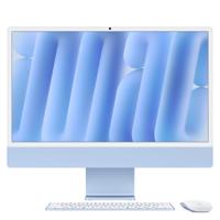 Apple iMac 24 retina scherm 4.5K 512GB SSD 24GB RAM M4 chip 10-core CPU 10-core GPU Blauw (2024) - thumbnail