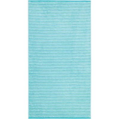 Cawö Cawo Campus Ringel Douchelaken 70x140 türkis