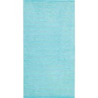 Cawö Cawo Campus Ringel Douchelaken 70x140 türkis - thumbnail