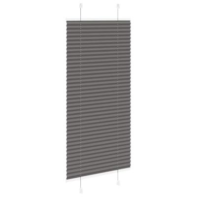 Pliss rolgordijn 65x150 cm stofbreedte 64,4 cm polyester zwart