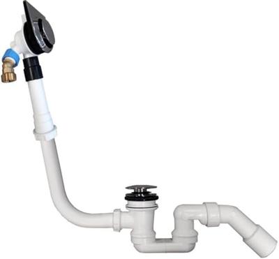 Watertoevoer Villeroy & Boch In Overloop Voor Oberon Ligbad Chroom Villeroy en Boch
