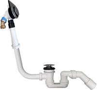 Watertoevoer Villeroy & Boch In Overloop Voor Oberon Ligbad Chroom Villeroy en Boch - thumbnail