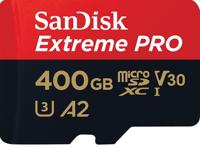 SanDisk Extreme Pro® microSDXC-kaart 400 GB Class 10, UHS-I, UHS-Class 3, v30 Video Speed Class A2-vermogensstandaard - thumbnail