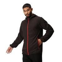Ragetta RG690 Navigate Hooded Full Zip Fleece - Black/Classic Red - L - thumbnail