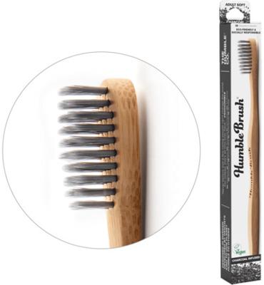 The Humble Co Tandenborstel bamboe -charcoal 1 Stuks
