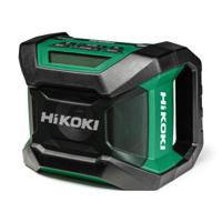 HiKOKI UR18DA Bouwradio DAB+, FM Bluetooth Stofvast, Stofdicht, Spatwaterbestendig Zwart, Groen - thumbnail