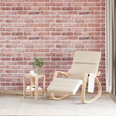VidaXL Wandpanelen 10 st 3d 100x50 cm eps rood