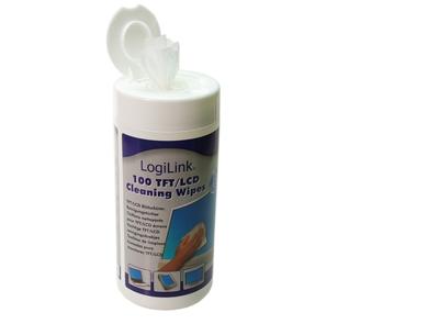 LogiLink RP0003 TFT/LCD/Plasma Reinigingsdoekjes, 100 stuks dispenser