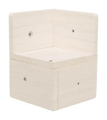 TRIXIE MUURELEMENT 3 VOOR MUURLANDSCHAP VOOR HOEK WIT 16X16X21 CM TRIXIE MUURELEMENT 3 VOOR MUURLANDSCHAP VOOR HOEK WIT 16X16X21 CM