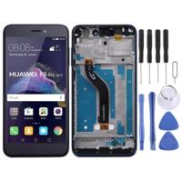 LCD-scherm en Digitizer volledige montage met Frame voor Huawei P8 Lite (2017)(Black) - thumbnail