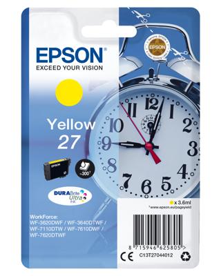 Epson Inktcartridge 27 Origineel Geel C 13 T 27044012