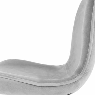 Nolon Noa-Fé Eetkamerstoelen Set van 2 - Velvet Grijs - Witte Poten