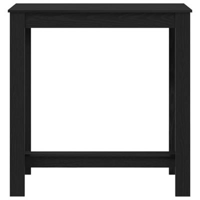 Bartafel Zwart Eiken 102 x 50 x 103.5 cm Bewerkt hout